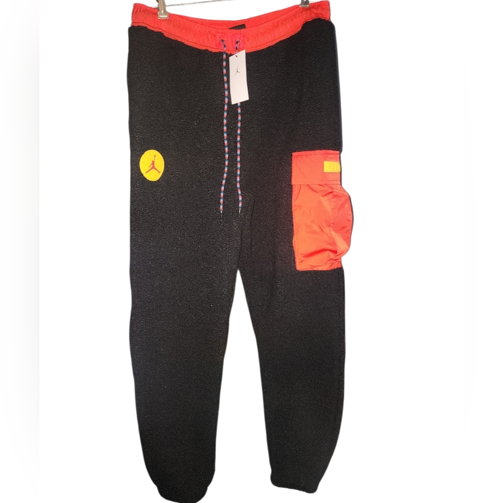 Nike Jordan Essential Mountainside Statement Fleece Sherpa Pants in Black Large